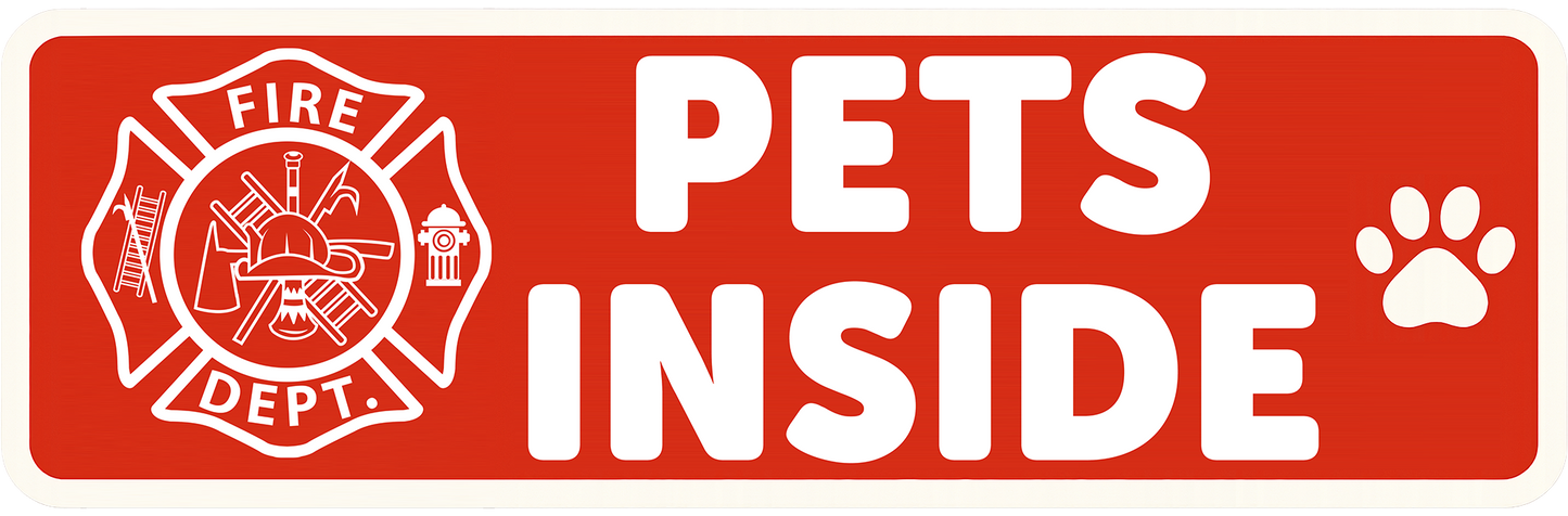 Custom Emergency Pet Alert Sticker Set